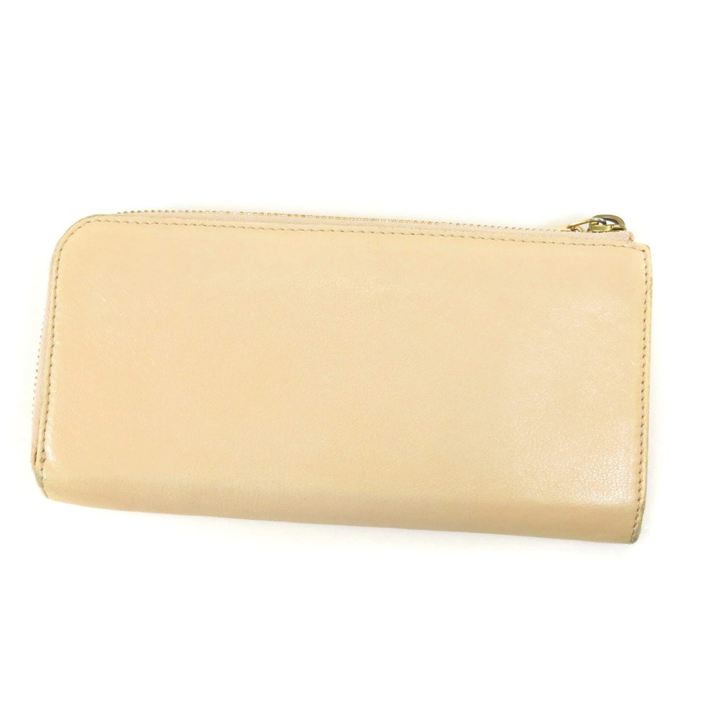 Chloe long leather Wallet motif